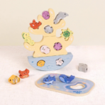 ⁦TOOKY TOY 3-in-1 Fishing Box TJ758 صندوق الصيد الخشبي 3 في 1⁩ - الصورة ⁦4⁩