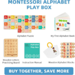⁦TOOKY TOY 4-in-1 Montessori Alphabet Learning Set – BCTJ688 مجموعة الحروف الأبجدية التعليمية 4 في 1⁩ - الصورة ⁦6⁩