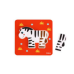 ⁦TOOKY TOY 6-in-1 Mini Animal Puzzle TL636 لعبة البازل الخشبية 6 في 1 – حيوانات صغيرة⁩ - الصورة ⁦3⁩