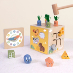 ⁦TOOKY TOY Activity Cube – 27 Pieces – TP551 مكعب الأنشطة الخشبي التعليمي 27 قطعة⁩ - الصورة ⁦5⁩