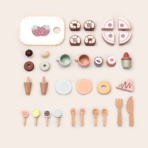 ⁦TOOKY TOY Afternoon Tea Set TJ618 – مجموعة شاي وحلويات وقت العصر⁩ - الصورة ⁦2⁩