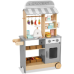 ⁦TOOKY TOY All-in-One Grocery Store Playset – BCTJ427A توكي توي – متجر بقالة متكامل للعب التخيلي⁩ - الصورة ⁦2⁩