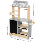 ⁦TOOKY TOY All-in-One Grocery Store Playset – BCTJ427A توكي توي – متجر بقالة متكامل للعب التخيلي⁩ - الصورة ⁦7⁩