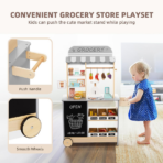 ⁦TOOKY TOY All-in-One Grocery Store Playset – BCTJ427A توكي توي – متجر بقالة متكامل للعب التخيلي⁩ - الصورة ⁦5⁩