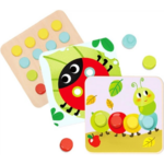 TOOKY TOY Animals Matching Learning Shapes & Colors – TF783 لعبة مطابقة الحيوانات والأشكال والألوان الخشبية التعليمية