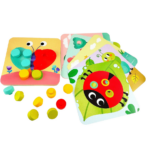 ⁦TOOKY TOY Animals Matching Learning Shapes & Colors – TF783 لعبة مطابقة الحيوانات والأشكال والألوان الخشبية التعليمية⁩ - الصورة ⁦2⁩