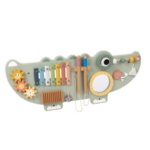 TOOKY TOY Crocodile Activity Wall – TP552 لوحة الأنشطة الخشبية على شكل تمساح