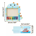 ⁦TOOKY TOY Dinosaur Magnetic Bead Drawing Board – HP100 لوحة الرسم المغناطيسية بالخرز الديناصورات⁩ - الصورة ⁦2⁩