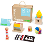 TOOKY TOY Educational Box 6-in-1 – 0 to 6 Months – TK750 صندوق الألعاب التعليمية للرضع 6 في 1 – من الولادة حتى 6 أشهر