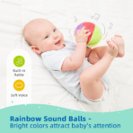 ⁦TOOKY TOY Educational Box 6-in-1 – 0 to 6 Months – TK750 صندوق الألعاب التعليمية للرضع 6 في 1 – من الولادة حتى 6 أشهر⁩ - الصورة ⁦5⁩