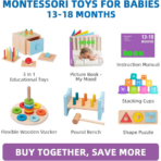 ⁦TOOKY TOY Educational Box 8-in-1 – 13 to 18 Months – TK752 صندوق الألعاب التعليمية  13-18 شهرا⁩ - الصورة ⁦2⁩
