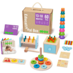 TOOKY TOY Educational Box 8-in-1 – 13 to 18 Months – TK752 صندوق الألعاب التعليمية  13-18 شهرا