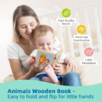 ⁦TOOKY TOY Educational Wooden Box – 7–12 Months – TK751 صندوق الألعاب التعليمية الخشبية للرضع 7–12 شهرًا⁩ - الصورة ⁦6⁩