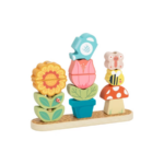 TOOKY TOY Hi Pando Wooden Stacking Garden Toy – HP164 لعبة الحديقة الزهرية الخشبية للتكديس