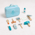 ⁦TOOKY TOY Little Hairdresser Play Set – TK318 مجموعة مصفف الشعر الخشبية للعب التخيلي⁩ - الصورة ⁦4⁩