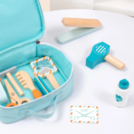 ⁦TOOKY TOY Little Hairdresser Play Set – TK318 مجموعة مصفف الشعر الخشبية للعب التخيلي⁩ - الصورة ⁦3⁩