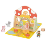 TOOKY TOY Little Red Riding Hood Story Box Play Set – TP519 صندوق قصة ذات الرداء الأحمر الخشبي