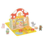 ⁦TOOKY TOY Little Red Riding Hood Story Box Play Set – TP519 صندوق قصة ذات الرداء الأحمر الخشبي⁩ - الصورة ⁦3⁩