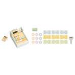 ⁦TOOKY TOY Little Shop Play Cash Register – TP543 كاشير المتجر الصغير الخشبي⁩ - الصورة ⁦2⁩
