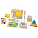 TOOKY TOY Montessori Educational Toy Box for Ages 3+ – TK755 صندوق الألعاب التعليمية الخشبية للأطفال 3 سنوات فما فوق