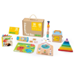 TOOKY TOY Montessori Educational Toy Box for Ages 3+ – TK755 صندوق الألعاب التعليمية الخشبية للأطفال 3 سنوات فما فوق