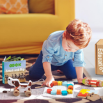 ⁦TOOKY TOY Montessori Educational Toy Bundle 6-in-1 for Toddlers 19–24 Months – TK753 مجموعة ألعاب مونتيسوري التعليمية 6 في 1 للأطفال 19–24 شهرًا⁩ - الصورة ⁦2⁩