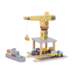 TOOKY TOY Port Crane Cargo Set – TJ192A مجموعة رافعة الميناء للشحن من توكي توي