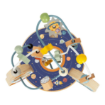 ⁦TOOKY TOY Space Beads Maze – TJ935 متاهة الخرز الفضائية الخشبية التعليمية⁩ - الصورة ⁦3⁩
