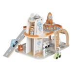 ⁦TOOKY TOY Space Station Playset – TJ903 محطة الفضاء الخشبية التعليمية مع 14 شخصية⁩ - الصورة ⁦2⁩