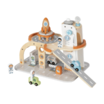 TOOKY TOY Space Station Playset – TJ903 محطة الفضاء الخشبية التعليمية مع 14 شخصية