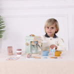 ⁦TOOKY TOY Wooden Coffee Shop Set TJ269 – طقم مقهى القهوة الخشبي من توكي توي⁩ - الصورة ⁦2⁩