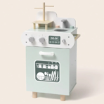 ⁦TOOKY TOY Wooden Dishwasher Pretend Play Set – 20pc – TP540 غسالة الصحون الخشبية للعب التخيلي⁩ - الصورة ⁦3⁩