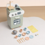 ⁦TOOKY TOY Wooden Dishwasher Pretend Play Set – 20pc – TP540 غسالة الصحون الخشبية للعب التخيلي⁩ - الصورة ⁦2⁩