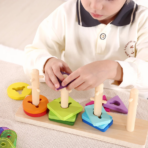 ⁦TOOKY TOY Wooden Educational Toy Box 25–36 Months – TK754 صندوق الألعاب التعليمية الخشبية 25–36 شهرًا⁩ - الصورة ⁦4⁩