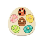 ⁦TOOKY TOY Wooden Insects Egg Matching Puzzle – 13 Pieces – HP144 لغز البيض الخشبي للحشرات – 13 قطعة⁩ - الصورة ⁦3⁩