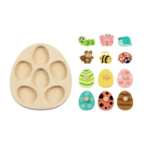 ⁦TOOKY TOY Wooden Insects Egg Matching Puzzle – 13 Pieces – HP144 لغز البيض الخشبي للحشرات – 13 قطعة⁩ - الصورة ⁦2⁩