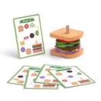 TOOKY TOY Wooden Making A Sandwich Set TK887 – طقم صنع الساندويتش الخشبي من توكي توي
