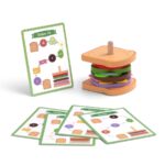 TOOKY TOY Wooden Making A Sandwich Set TK887 – طقم صنع الساندويتش الخشبي من توكي توي