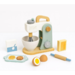 TOOKY TOY Wooden Mixer Set TJ290– خلاط الخَبز الخشبي من توكي توي