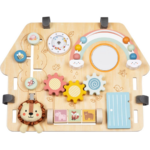 TOOKYTOY 2-in-1 Activity Board – TP515 لوحة الأنشطة الخشبية 2 في 1