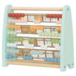 ⁦TOOKYTOY Double-Sided Abacus – TJ558N العداد الخشبي التعليمي مزدوج الجوانب – أصدقاء الغابة⁩ - الصورة ⁦4⁩
