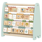 TOOKYTOY Double-Sided Abacus – TJ558N العداد الخشبي التعليمي مزدوج الجوانب – أصدقاء الغابة