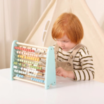 ⁦TOOKYTOY Double-Sided Abacus – TJ558N العداد الخشبي التعليمي مزدوج الجوانب – أصدقاء الغابة⁩ - الصورة ⁦5⁩