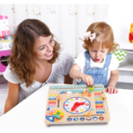 ⁦TOOKYTOY My Calendar – TF329A تقويم الأطفال الخشبي التعليمي⁩ - الصورة ⁦4⁩