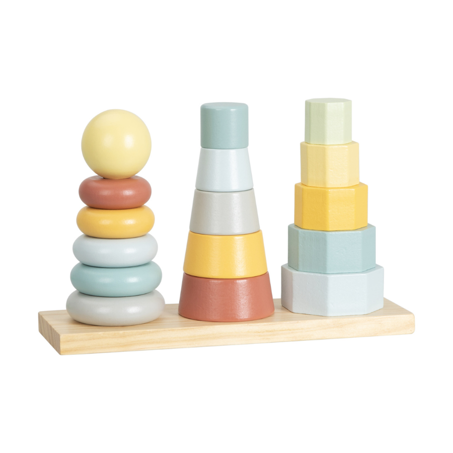 TOOKYTOY Shape Tower – TKF008B برج تركيب الأشكال الخشبي TOOKYTOY Shape Tower – TKF008B برج تركيب الأشكال الخشبي - الصورة 1
