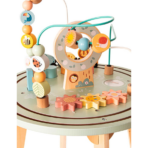 ⁦TOOKYTOY Wooden Activity Table – TH712N طاولة الأنشطة الخشبية التعليمية⁩ - الصورة ⁦6⁩